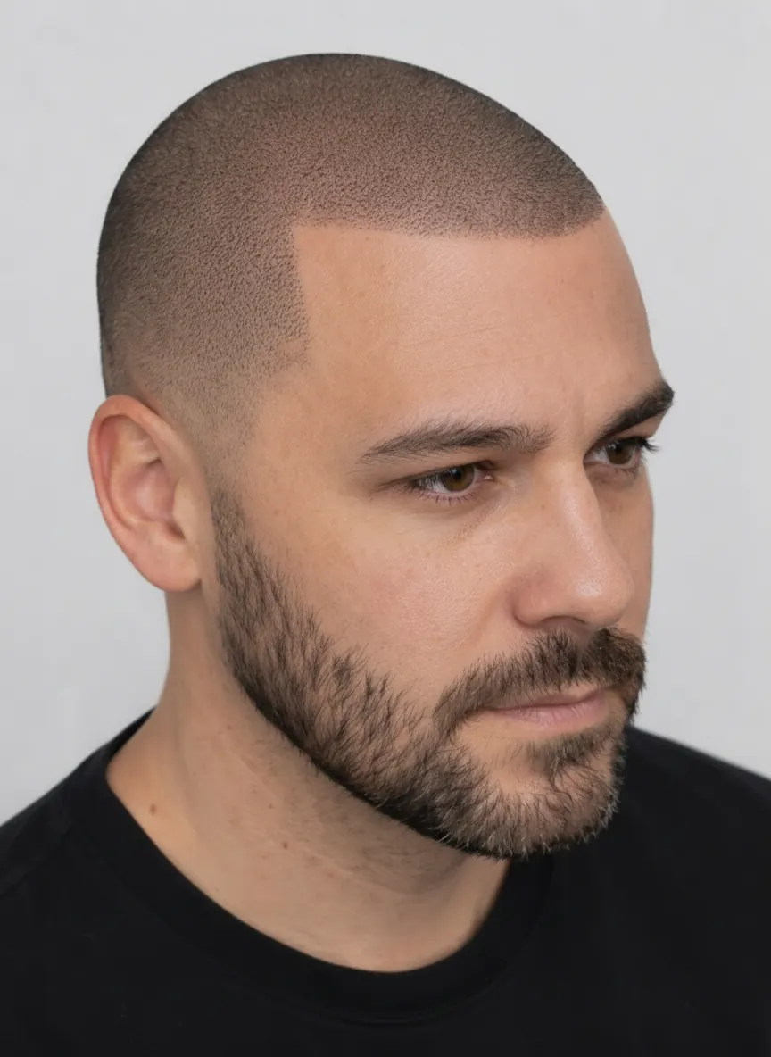 After scalp micropigmentation for alopecia palm beach county wellington fl